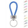 personalized braided leather car keychain 2
