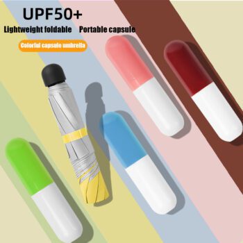 personalized compact capsule pocket umbrella 1