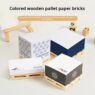 personalized desktop wooden paper block notepad 2