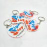 personalized diy round transparent acrylic keychain 4
