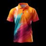 personalized dry fit polyester sublimation golf polo shirt 3