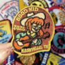 personalized eco friendly polyester woven patch for caps