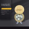 personalized eco friendly wheat straw 6 in 1 cable adapter kit 2