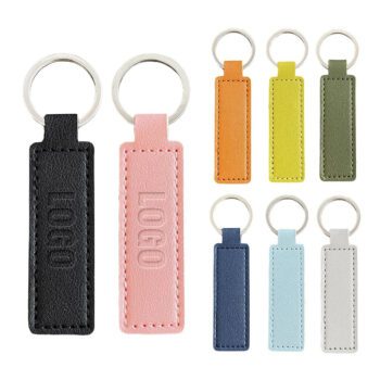 personalized faux leather mini coin holder keychain 7