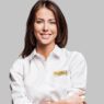 personalized gold metal magnetic name badge 1