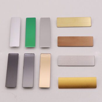 personalized gold metal magnetic name badge 2