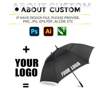 personalized large straight golf umbrella 1