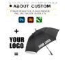 personalized large straight golf umbrella 1