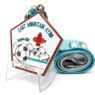 personalized metal football medallion award 2