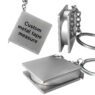 personalized metal tape measure keychain