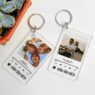 personalized music player clear acrylic keychain 3