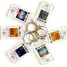 personalized music player clear acrylic keychain 4
