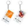 personalized music player clear acrylic keychain