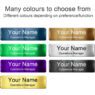 personalized polished metal executive name tag 3