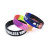 personalized printed durable silcone wristbands 2