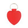 personalized pu leather heart keychain 2
