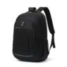 personalized waterproof black oxford school backpack