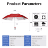 personalized wine bottle compact umbrella 3