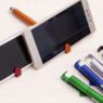 phone stand pull out paper flag banner pens 2