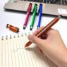 phone stand pull out paper flag banner pens 3