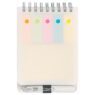 plastic cover spiral notebook with sticky notes and pen 4