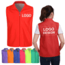 polyester breathable volunteer event vest