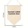 polyester cotton hanging wall pennant flag 1