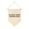 polyester cotton hanging wall pennant flag
