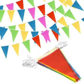 polyester fabric string pennant flags