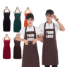 polyester waterproof restaurant chef apron with pockets