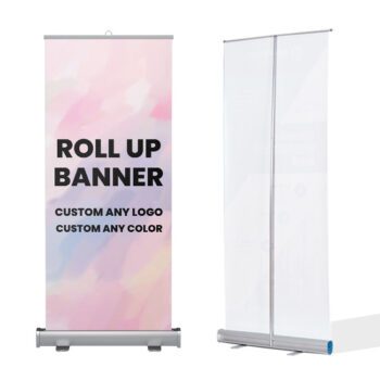 portable aluminum retractable display for trade shows