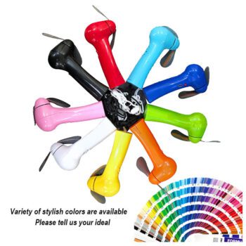 portable led glow light message mini fan
