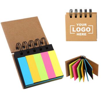 portable mini coil note paper pad