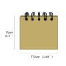 portable mini coil note paper pad 5