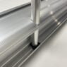 portable single sided retractable graphic display with fabric printing 2