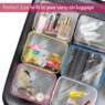 portable storage makeup bag for travel