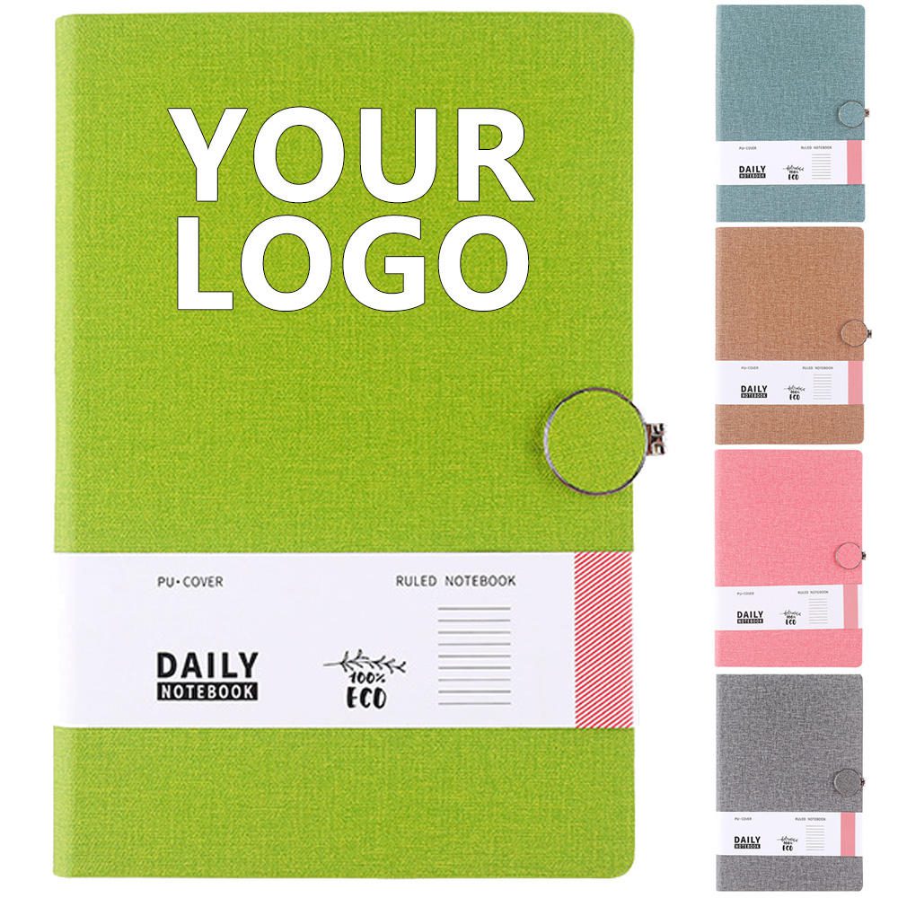 premium a5 linen grain leather notebook with buckle premium a5 linen grain leather notebook with buckle