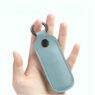 premium leather mini u disk pouch keychain 2