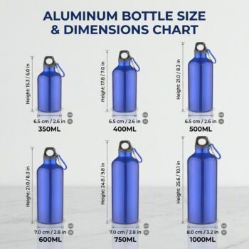 printed aluminum outdoor sports water bottle 1