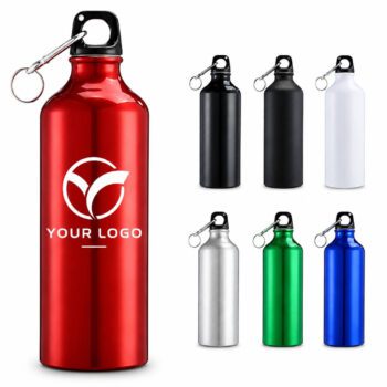 printed aluminum outdoor sports water bottle
