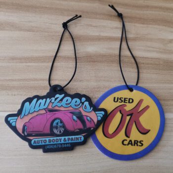 promotional custom paper car air freshener 3