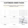 promotional soft cover a5 leather notebook 4