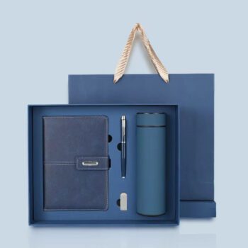pu leather a5 notebook journal gift set 1