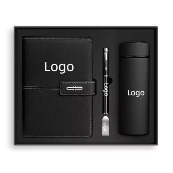 pu leather a5 notebook journal gift set