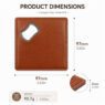 pu leather coaster with bottle opener 3