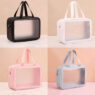 pvc clear toiletry bag with zipper 1