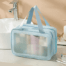 pvc clear toiletry bag with zipper 2