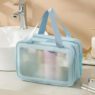 pvc frosted cosmetic bag with handle 2