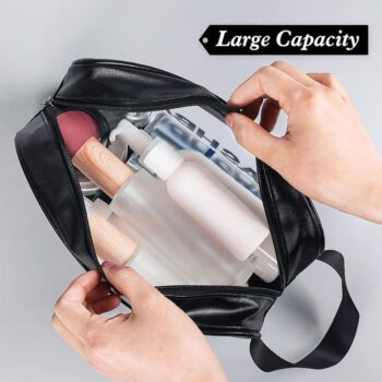 pvc travel organizer bag with handle