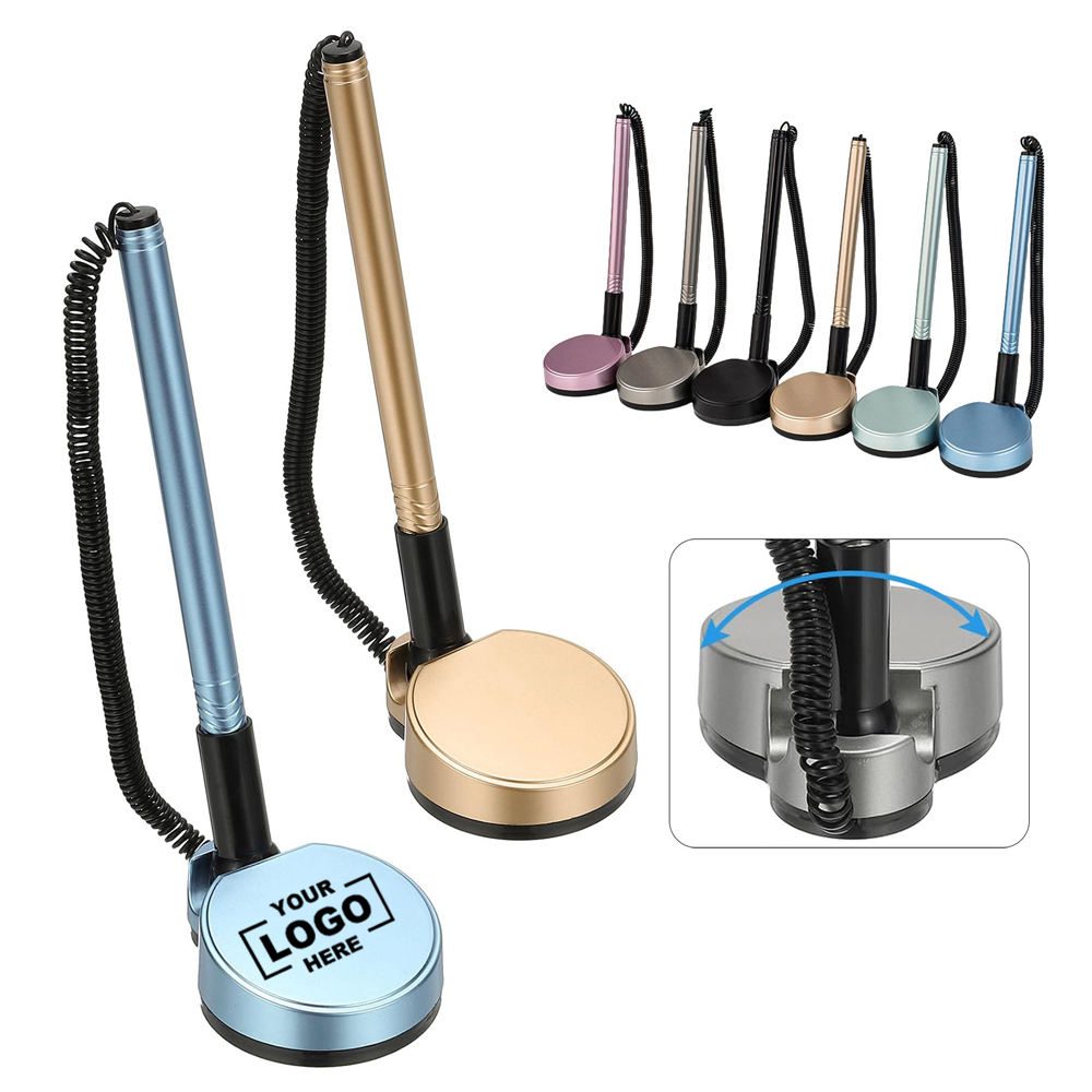 reception counter pen with chain base reception counter pen with chain base